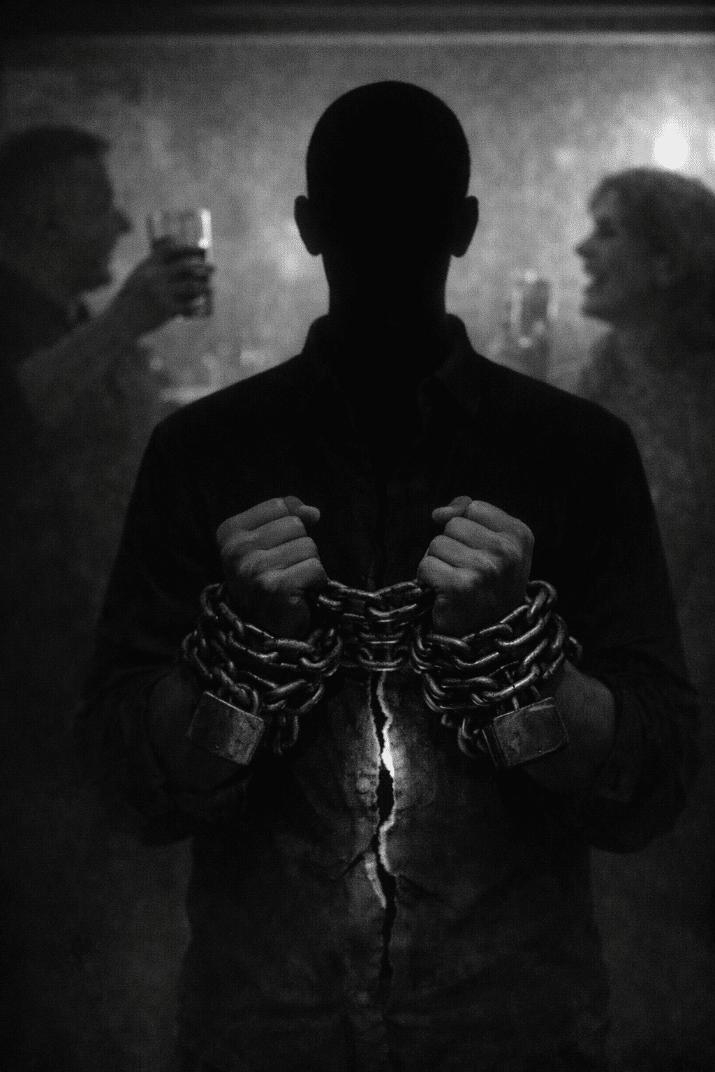 persona atada de manos